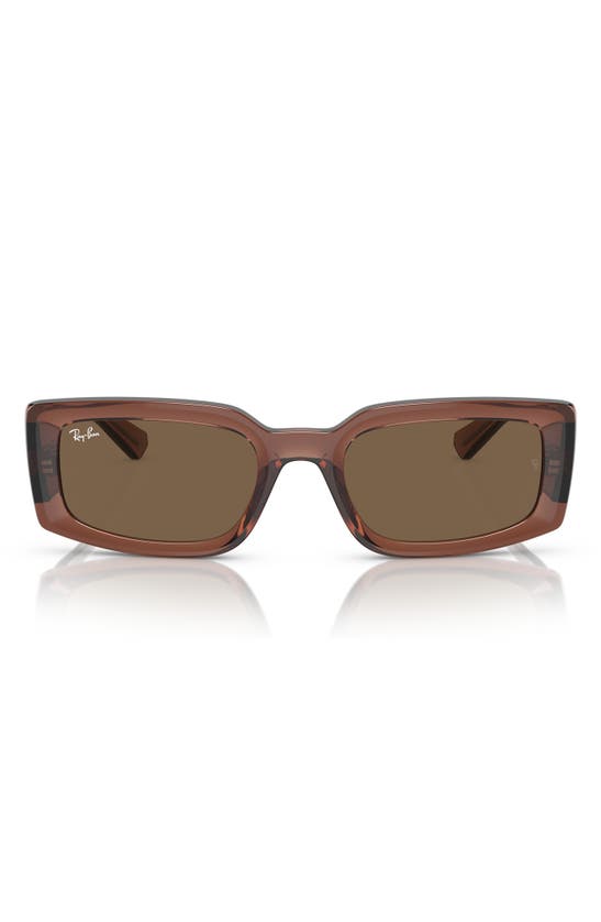 Shop Ray Ban Kiliane 54mm Pillow Sunglasses In Transparent