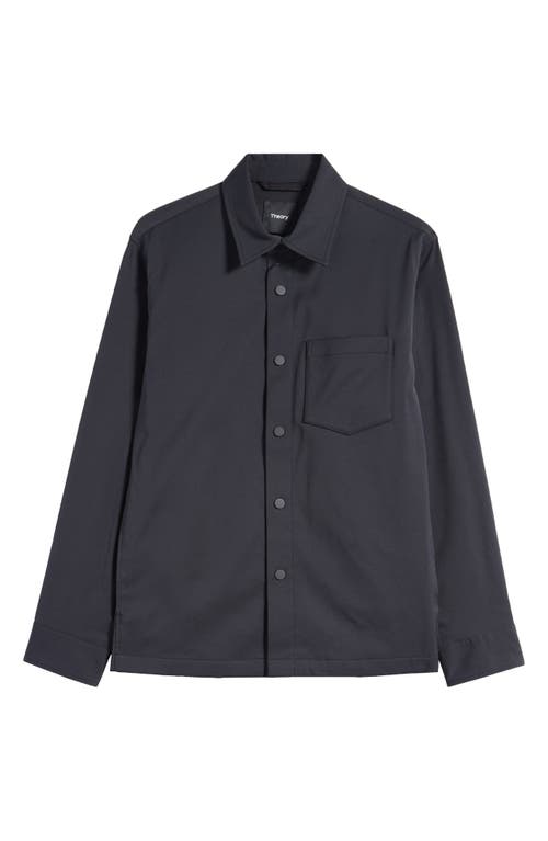 THEORY THEORY SNAP-UP WATER RESISTANT PERFORMANCE SHIRT JACKET