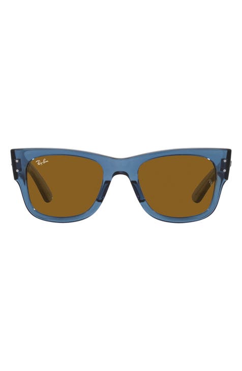 Mega Wayfarer 52mm Square Sunglasses