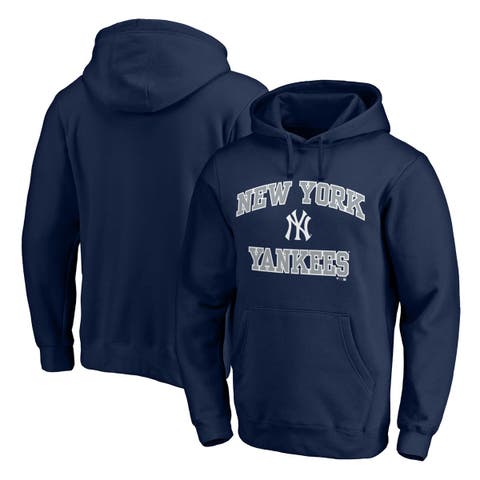 Men's Fanatics Branded Navy New York Yankees Heart & Soul Pullover Hoodie