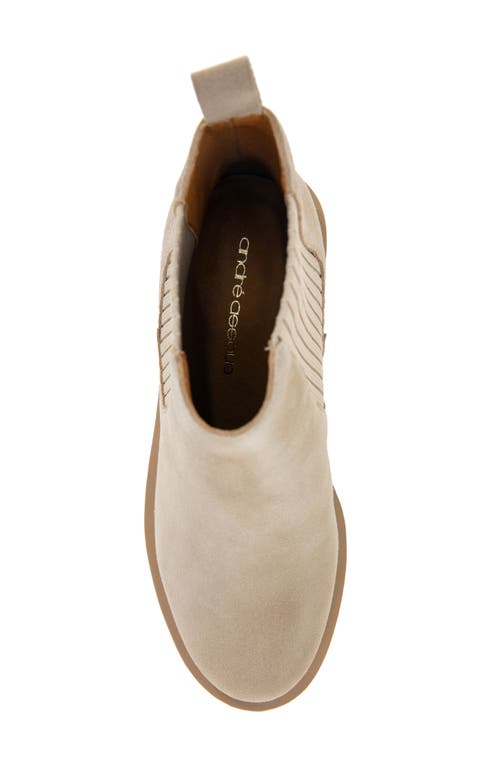 Andre Assous Gemma Chelsea Boot In Sesame