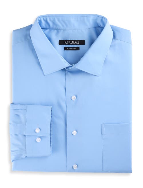 SYNRGY SYNRGY BY DXL PERFORMANCE SOLID DRESS SHIRT 