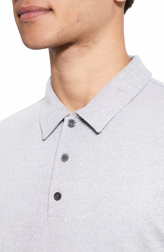 Theory Bron C.anemone Polo In Grey Multi - B1m