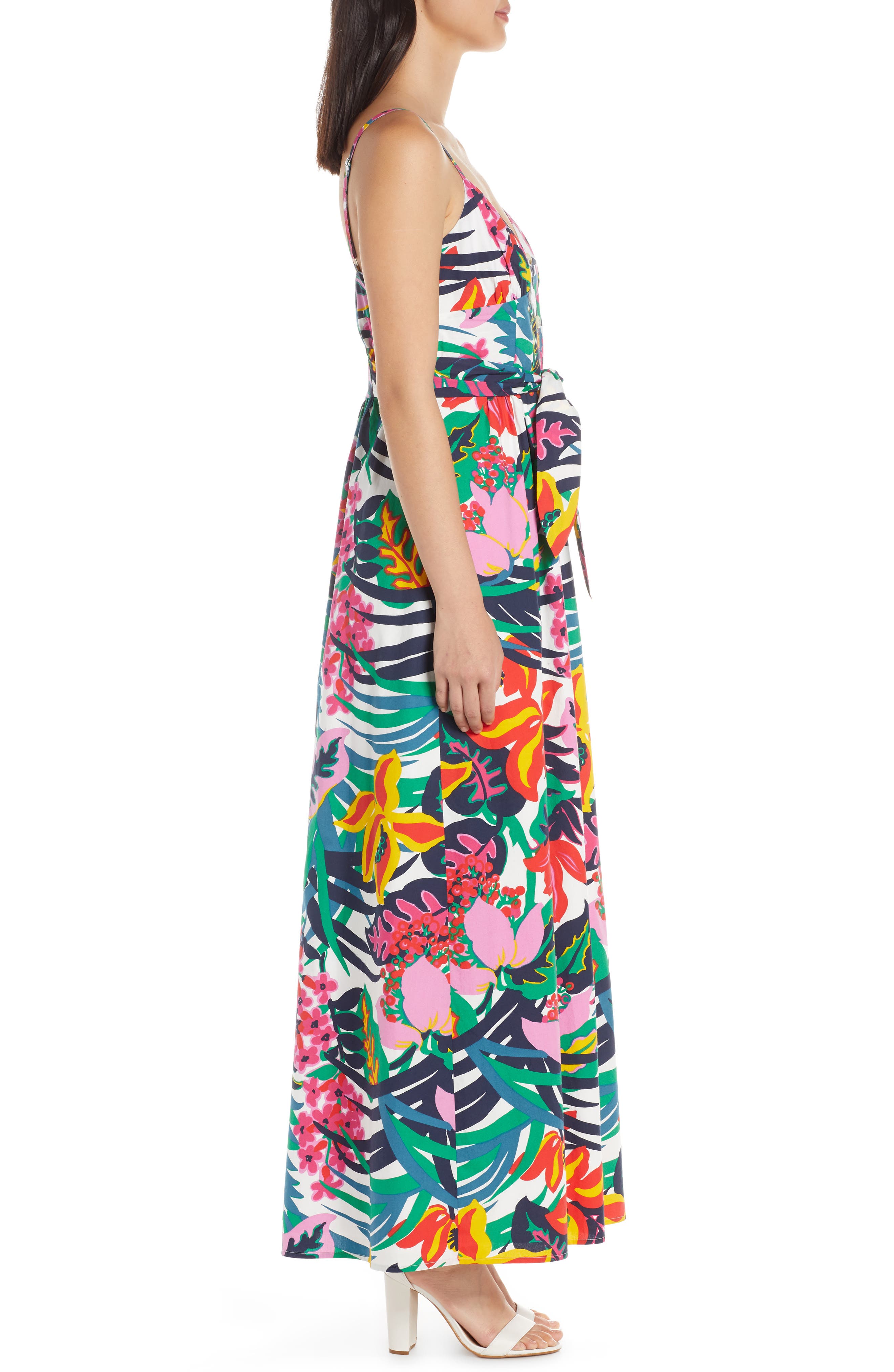 j crew floral spaghetti strap maxi dress