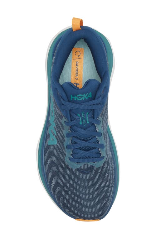 Shop Hoka Gaviota 5 Running Shoe In Midnight/oceanic