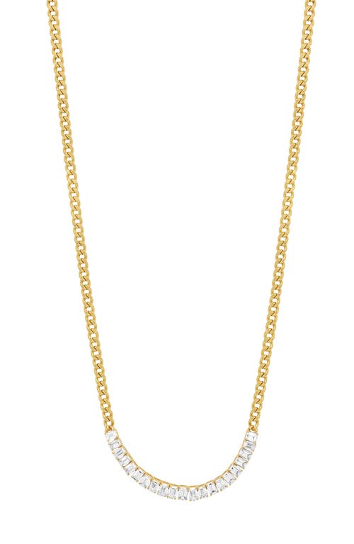 Bony Levy Varda Emerald Diamond Frontal Necklace in 18K Yellow Gold at Nordstrom, Size 17