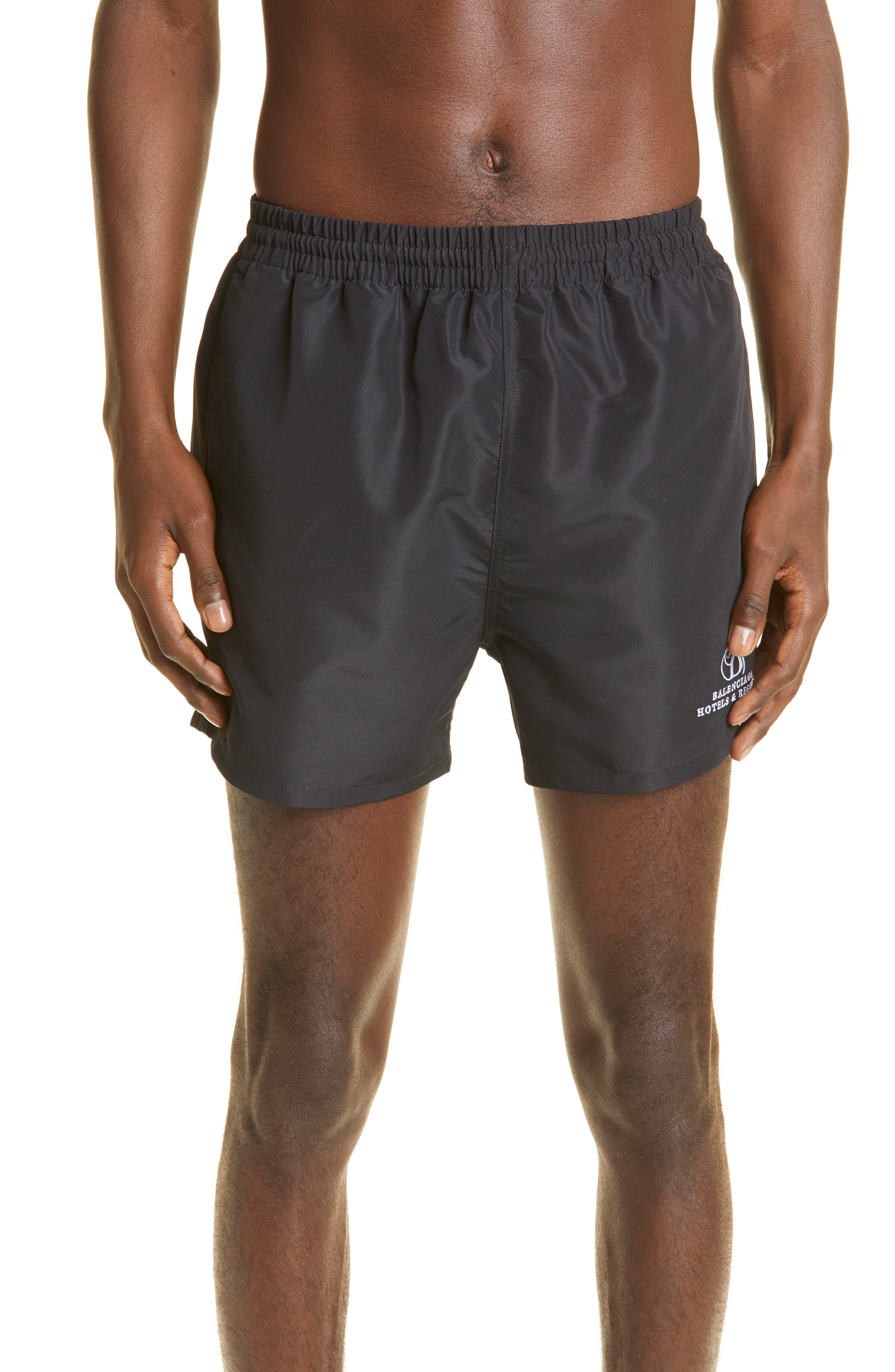 balenciaga swim trunks mens