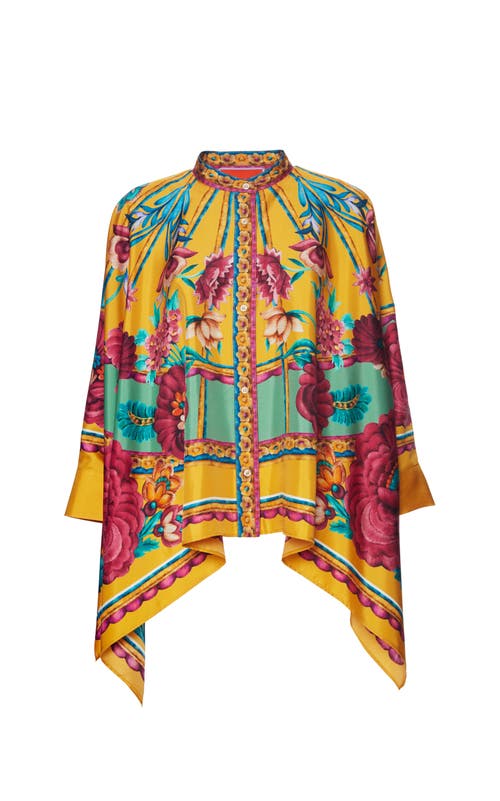 Shop La Doublej Foulard Shirt Zodiac Placée Marigold