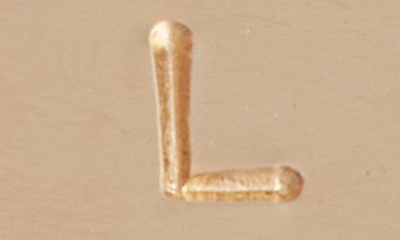 Nashelle Hadley Initial Bar Bracelet In Yellow Gold Fill - L