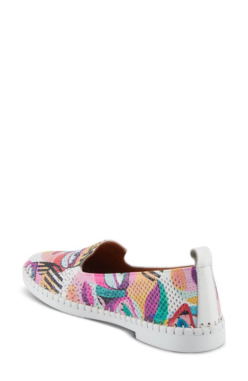 Shop Spring Step Carraway Slip-on Sneaker In White Multi