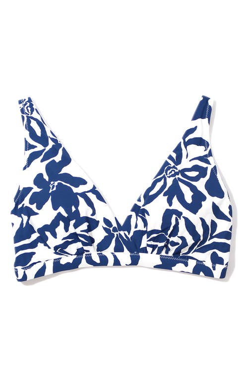 Shop Hanky Panky Wrap Front Bikini Top In Poolside Print