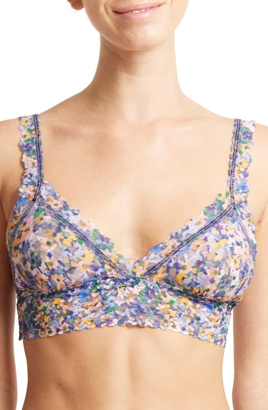 Shop Hanky Panky Print Lace Bralette In Staycation