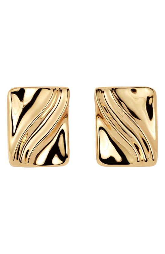 Shop Lili Claspe Adva Clip-on Earrings In Gold