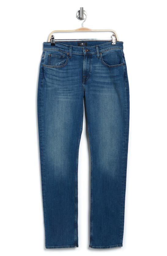 7 For All Mankind Straight Leg Jeans In Sundance