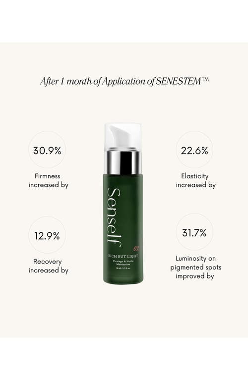 Senself Rich But Light Moisturizer In No Color
