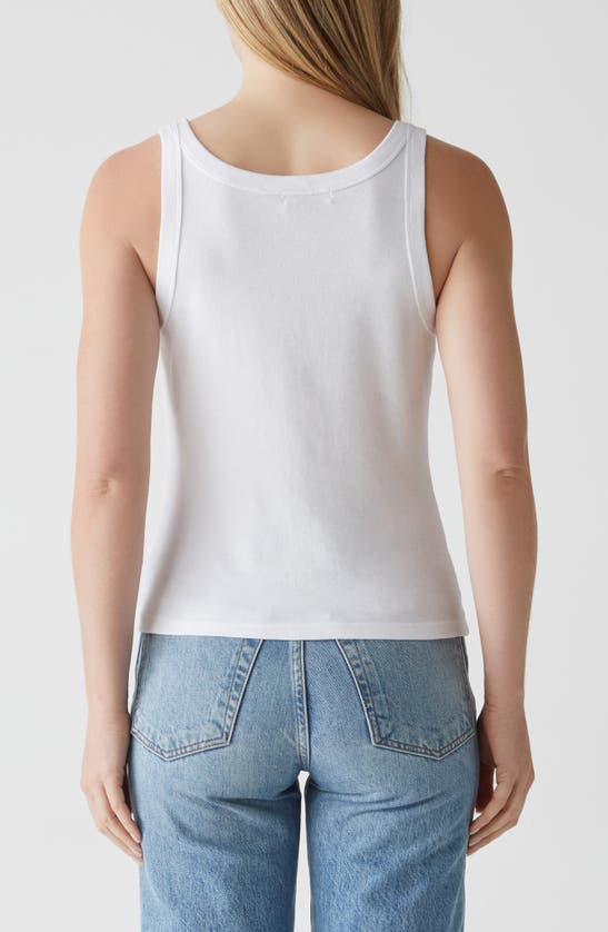 Michael Stars Mia Boyfriend Tank In White