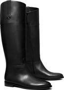 Tory burch milburn leather hotsell riding boot