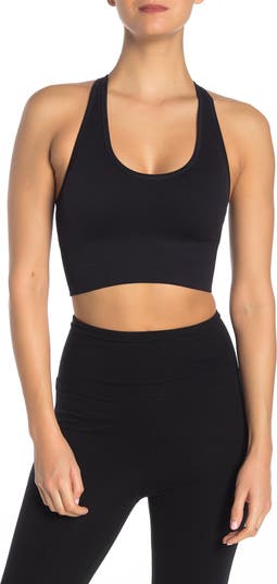 No Boundaries Black Soot Seamless Square Neck Ribbed Bralette : :  Clothing, Shoes & Accessories