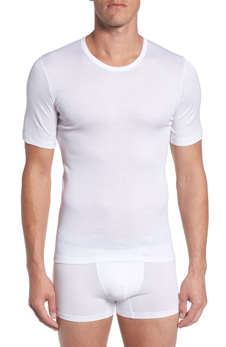 Hanro Cotton Pure Crewneck T-Shirt | Nordstrom