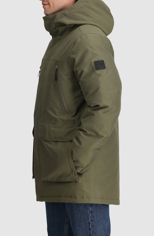 Shop Outdoor Research Stormcraft Waterproof 700 Fill Power Down Parka In Ranger Green