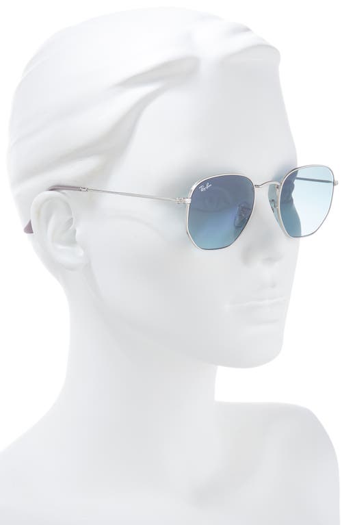 Ray Ban Ray-ban 51mm Geometric Sunglasses In Blue Gradient