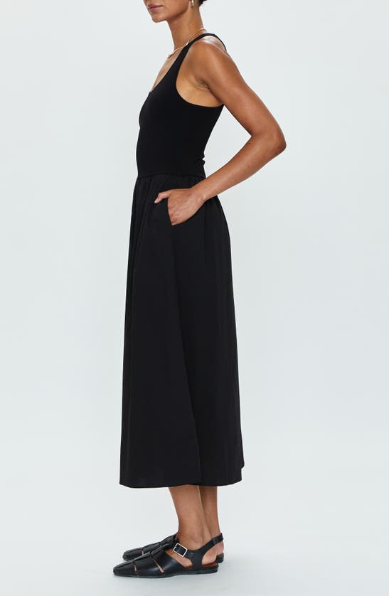 Pistola Faye Tank Dress In Noir