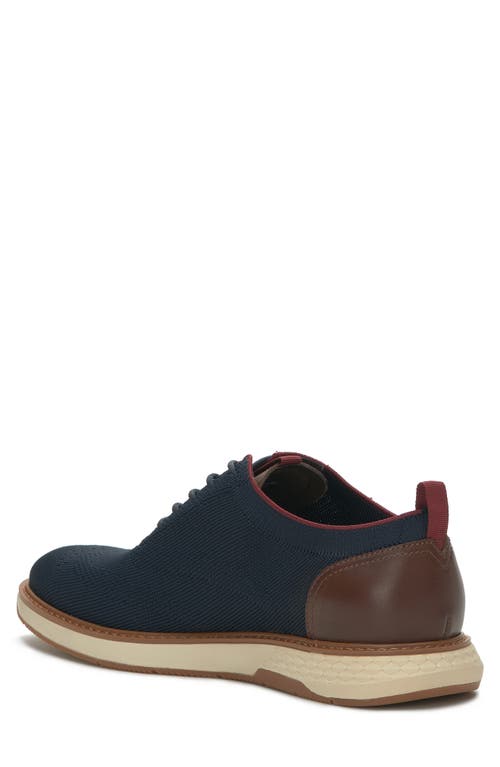 Shop Vince Camuto Staan Knit Oxford Sneaker In Eclipse/chili