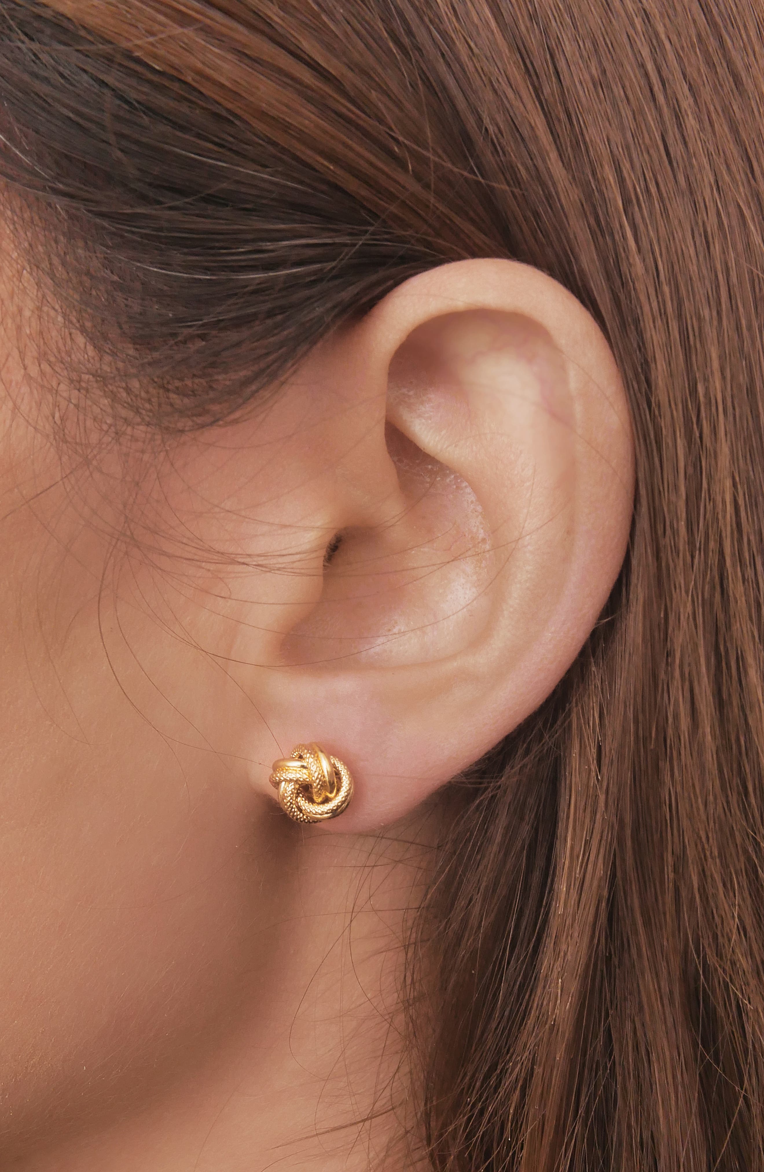 Neutral Two Texture Stud Earrings