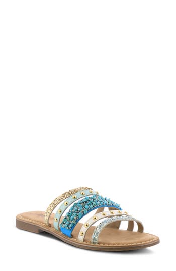 AZURA BY SPRING STEP AZURA BY SPRING STEP MINERAL SLIDE SANDAL