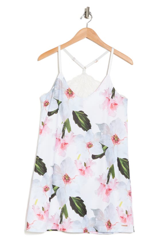 Shop Ted Baker London Floral Pinnacle Lace Chemise In Chatsworth Bloom