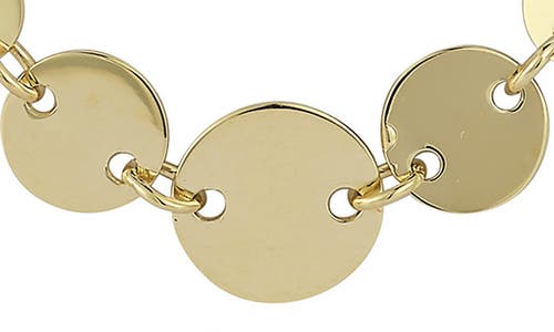 Ember Fine Jewelry 14k Gold Graduated Disc Necklace In Gold