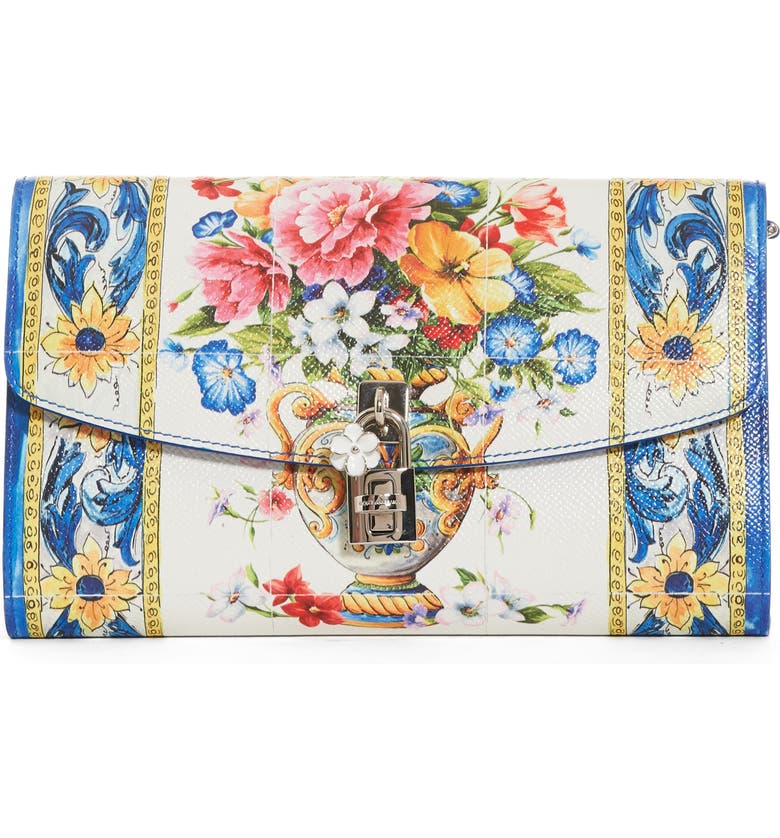 Dolce&Gabbana Floral Pouchette Clutch | Nordstrom