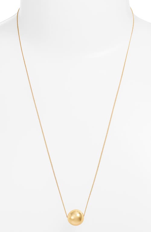 Jenny Bird Aurora Imitation Pearl Pendant Necklace in High Polish Gold at Nordstrom