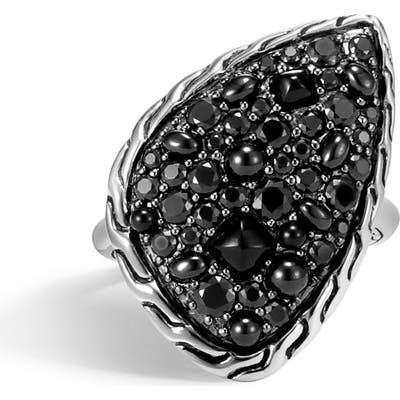 John Hardy Classic Chain Black Sapphire Ring