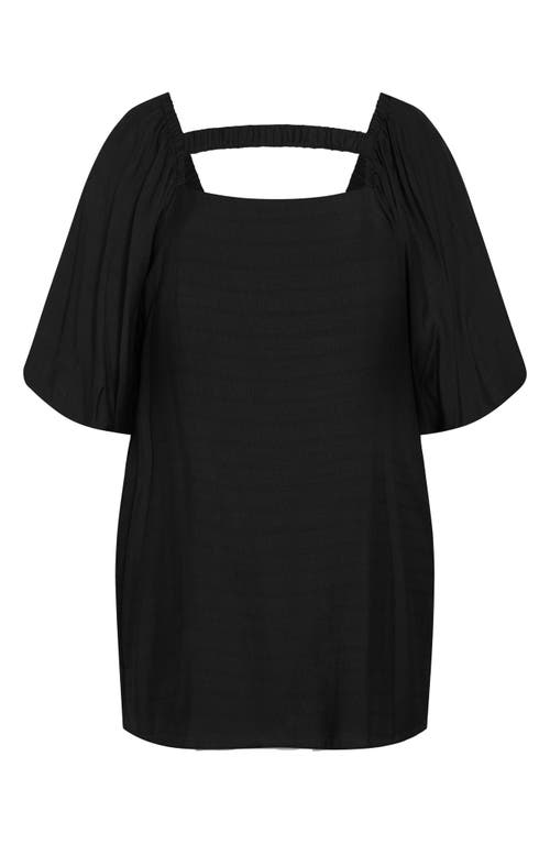 City Chic Marianna Minidress in Black at Nordstrom