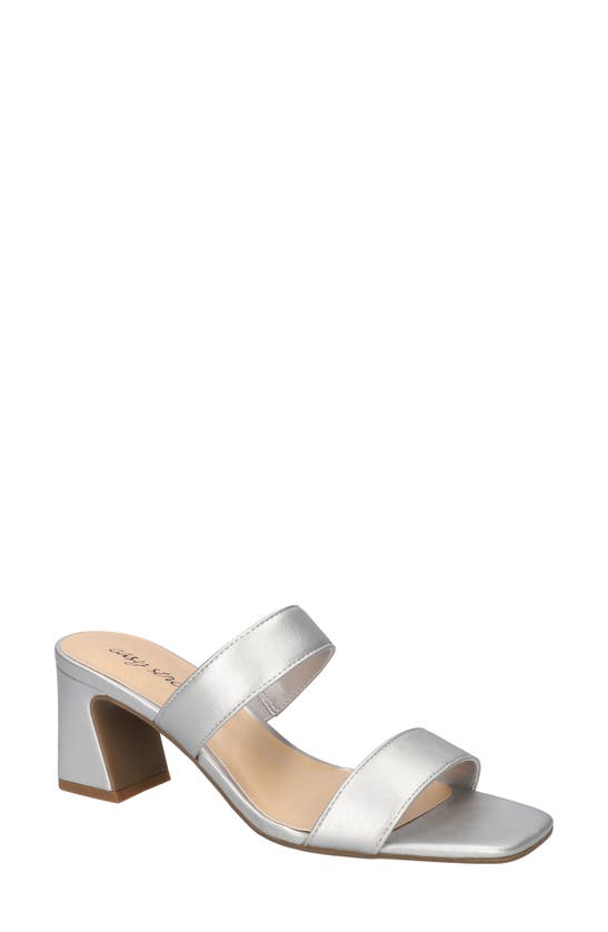 Shop Easy Street Clovelle Sandal In Silver