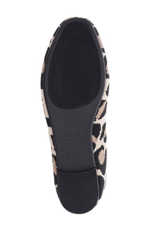 Mia Brendy Ballet Flat In Leopard Print