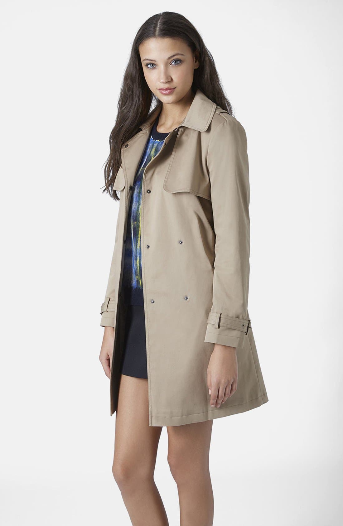 Topshop Belted Trench Coat | Nordstrom