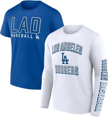 Men's Fanatics Branded Royal/White Los Angeles Dodgers Primary Logo Polo  Combo Set