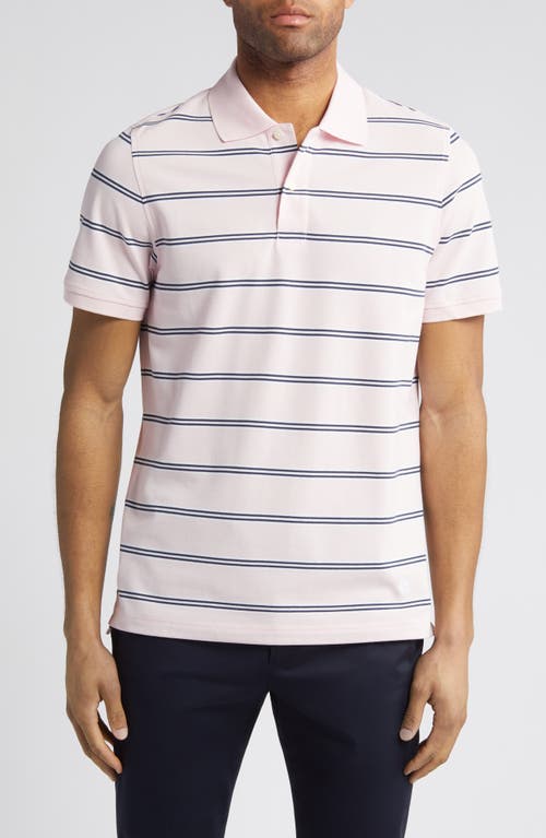 Brooks Brothers Stripe Cotton Polo Pink Multi at Nordstrom,