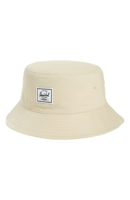 Herschel Supply Co. Twill Bucket Hat in Moonbeam