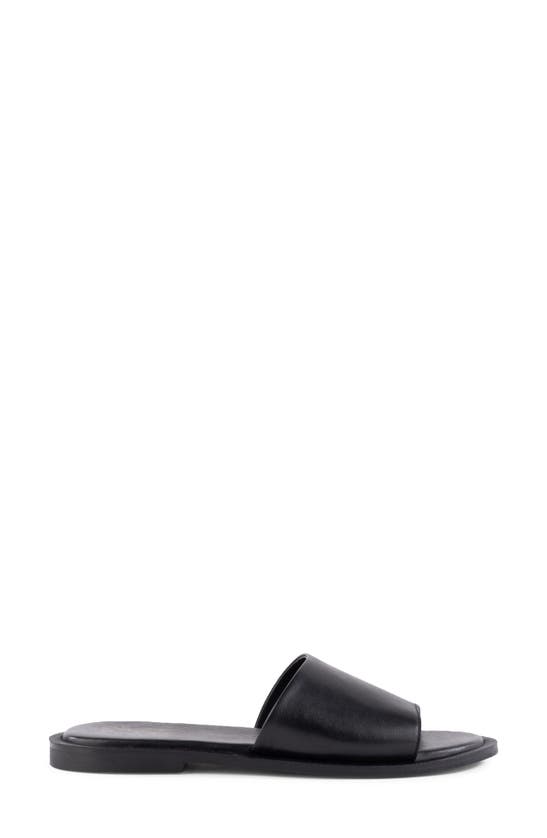 Seychelles Orchid Slide Sandal In Black