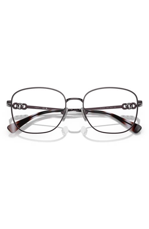 Vogue 52mm Square Optical Glasses In Violet