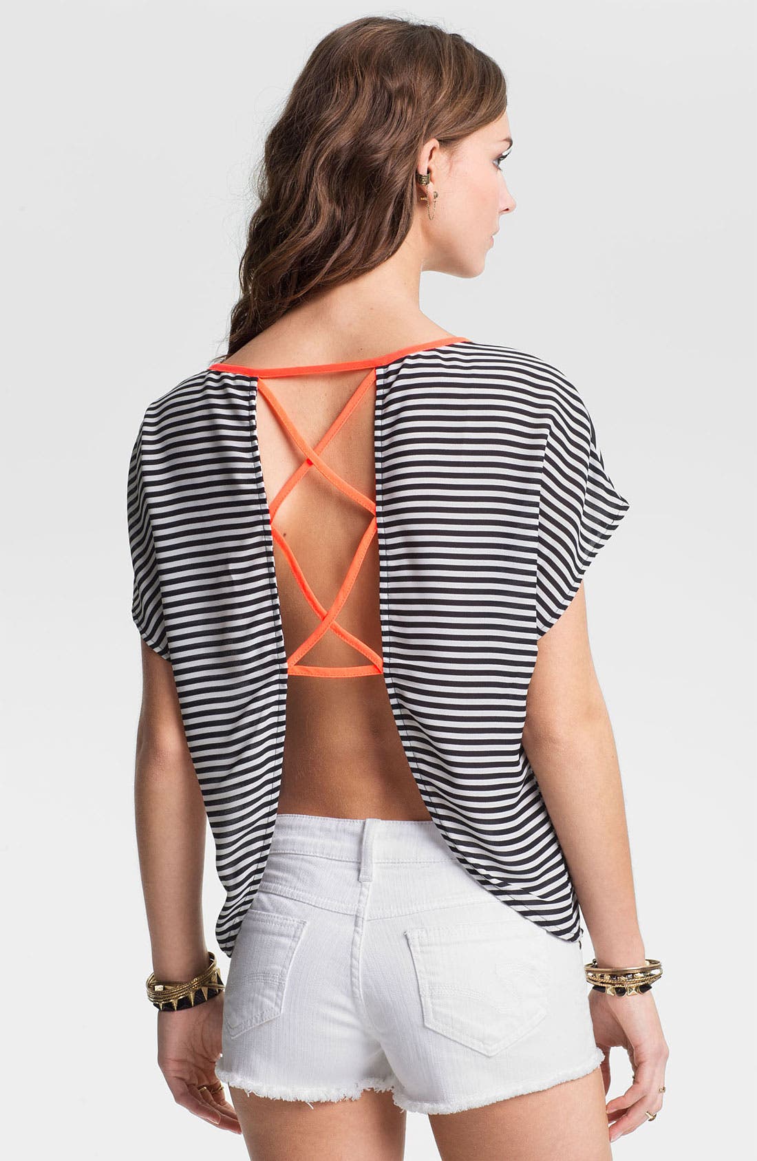 Open Back Stripe Top Nordstrom