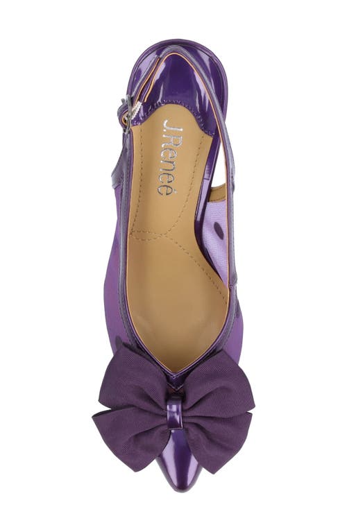 Shop J. Reneé Kadence Slingback Pump In Purple