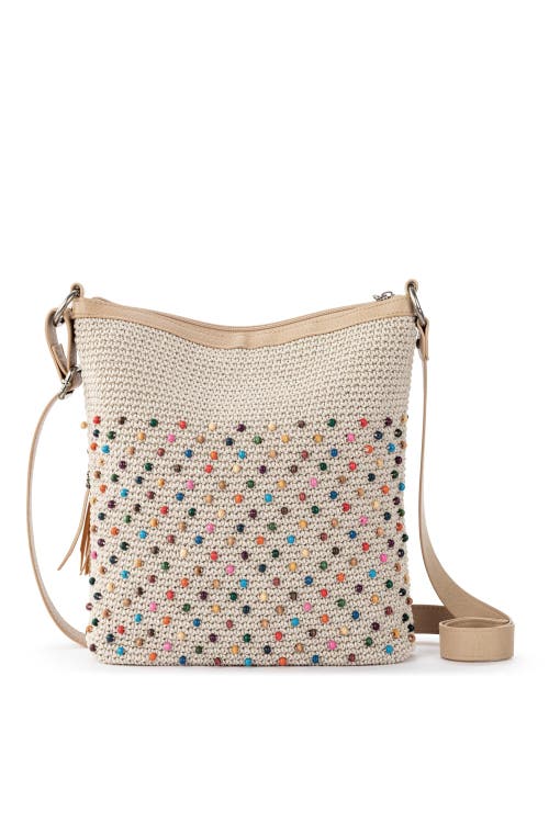 The Sak Lucia Crossbody In Ecru Multi Beads
