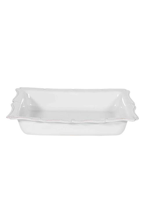 Juliska Berry & Thread -Inch Rectangular Ceramic Baking Dish in Whitewash at Nordstrom