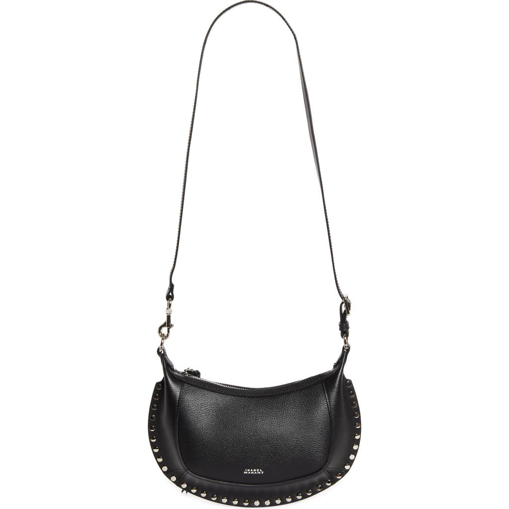 ISABEL MARANT ISABEL MARANT OSKAN MOON LEATHER SHOULDER BAG