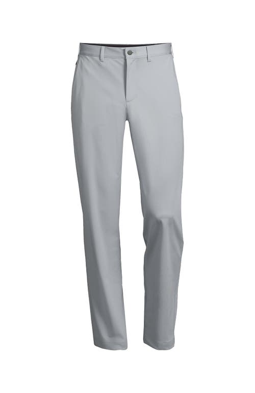 Shop Lands' End Traditional Fit Flex Performance Golf Pants In Silver Frost