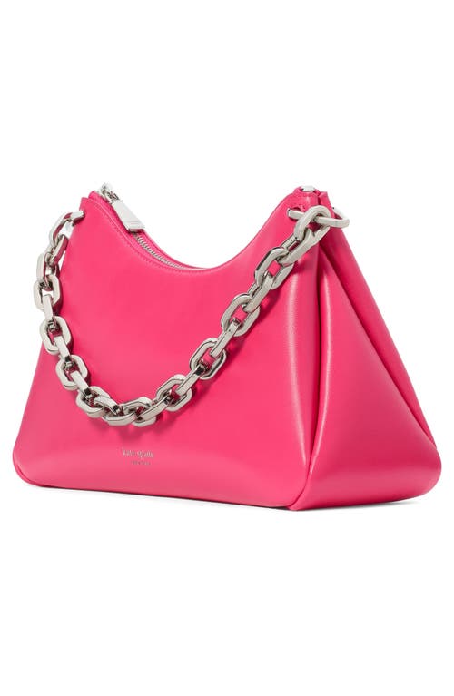 Shop Kate Spade New York Grace Chain Leather Shoulder Bag In Rosehip